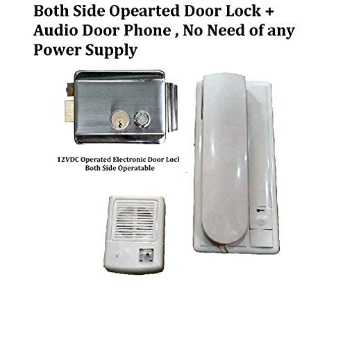 Audio Door Phone Security System for Villa Along with Electronic Door Lock, Door Lock System Open by Audio Door Phone,one to one intercom, Phone with Door Lock