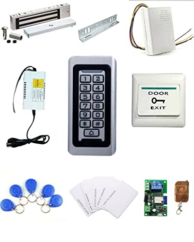 Weatherproof Card Access Control + Electromagnetic Lock with WiFi Receiver