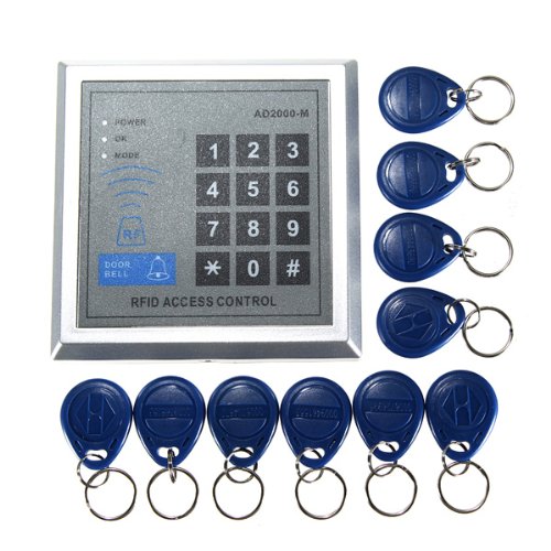 Security Rfid Proximity Entry Door Lock Access Control System 10 Keys