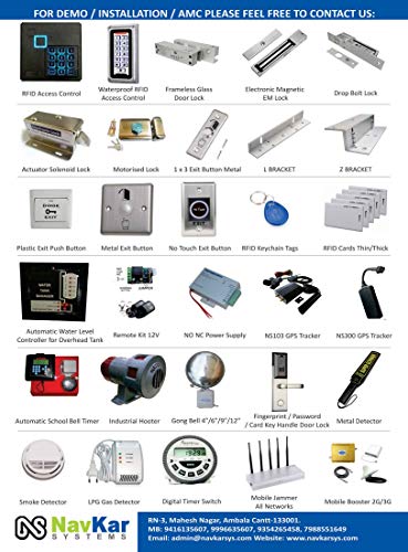 Drop Bolt Lock with Remote Receiver with 2 Remotes & Adapter