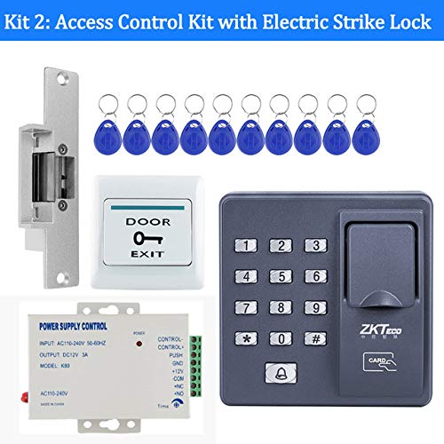 Combo-CN169 Biometric RF PIN Access Control, Strike Lock, Exit Button ...